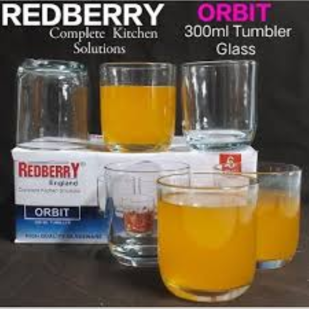 REDBERRY GLASS ORBIT 6PC